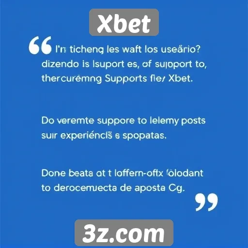Opiniões dos usuários sobre o suporte do Xbet